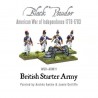 British Army starter Army War of Independence Battle Set WARLORD GAMES