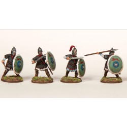 Late Roman Legionaries - Lorica Hamata (24) 28mm WWI WARGAMES ATLANTIC