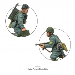 Italian Army & Blackshirts 28mm WWII WARLORD GAMES