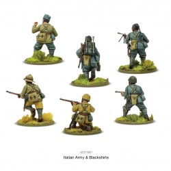 Italian Army & Blackshirts 28mm WWII WARLORD GAMES