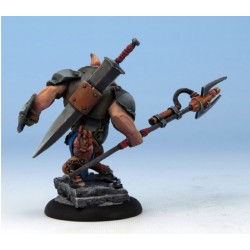 Union Worker 1 (Pig-Warrior) - TEKNES - WRATH OF KINGS - GENERIC RPG MINIATURES