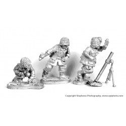 American U.S. Paratroopers Medium Mortars 28mm WWII WEST WIND