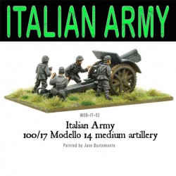 Italian Army 100/17 Modello 14 medium artillery 28mm WWII WARLORD GAMES