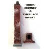 Brick Chimney w/fireplace