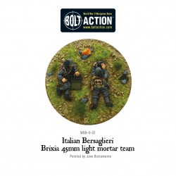 Italian Bersaglieri Brixia light mortar 28mm WWII WARLORD GAMES