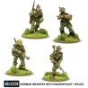 German Infantry w Panzerfaust / Rifles 28mm WWII WARLORD GAMES