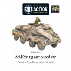 German Sd.Kfz 233 7.5cm armoured car 28mm WWII WARLORD GAMES