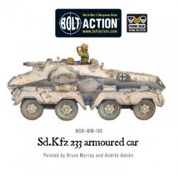 German Sd.Kfz 233 7.5cm armoured car 28mm WWII WARLORD GAMES