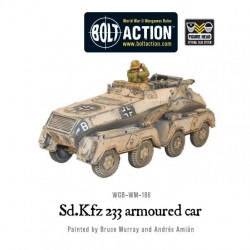 German Sd.Kfz 233 7.5cm armoured car 28mm WWII WARLORD GAMES