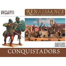 Conquistadors  box set (24) 28mm WARGAMES ATLANTIC