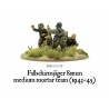 German Fallschirmjager 81mm medium mortar team 28mm WWII WARLORD GAMES