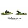 Italian Airborne Light Mortar Team 28mm WWII WARLORD GAMES