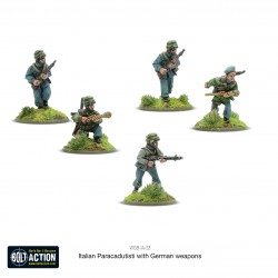 Italian Airborne with German weapons (Paratroopers) 28mm WWII WARLORD GAMES