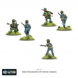 Italian Airborne with German weapons (Paratroopers) 28mm WWII WARLORD GAMES