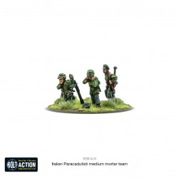 Italian Airborne Breda Medium Mortar Team (Paratroopers) 28mm WWII WARLORD GAMES