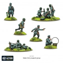 Italian Army Support Group 28mm WWII WARLORD GAMES