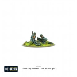 Italian Army 47mm Elefantino anti-tank gun (New!) 28mm WWII WARLORD GAMES