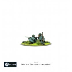 Italian Army 47mm Elefantino anti-tank gun (New!) 28mm WWII WARLORD GAMES