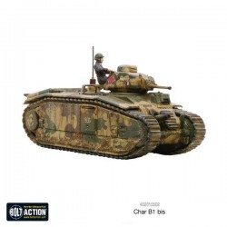 French Char B1 bis tank WWII 28mm 1/56th (no box) WARLORD GAMES