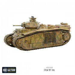 French Char B1 bis tank WWII 28mm 1/56th (no box) WARLORD GAMES