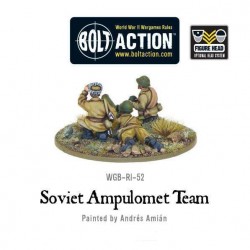 Russian Soviet Ampulomet Team Anti-tank 28mm WWII WARLORD GAMES