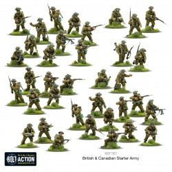 British & Canadian Army (1943-45) Starter Army box set 28mm WWII WARLORD GAMES