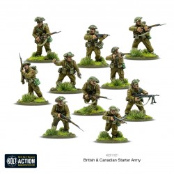 British & Canadian Army (1943-45) Starter Army box set 28mm WWII WARLORD GAMES