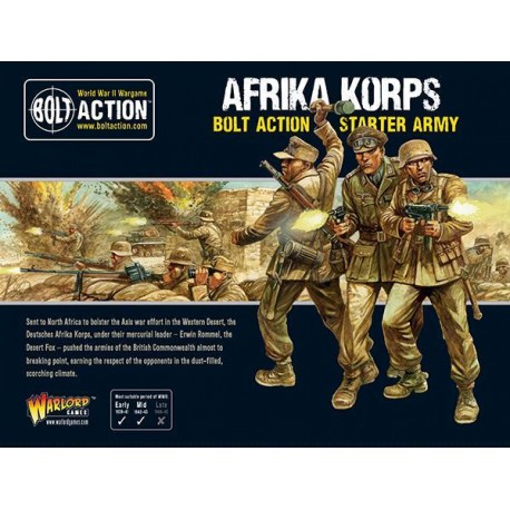 German Afrika Korps Starter army  box set 28mm WWII WARLORD GAMES