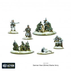 German Heer (Winter) starter army box set 28mm WWII WARLORD GAMES