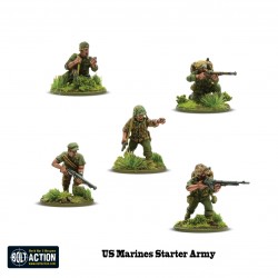 Semper Fidelis - US Marines Starter Army box set 28mm WWII WARLORD GAMES