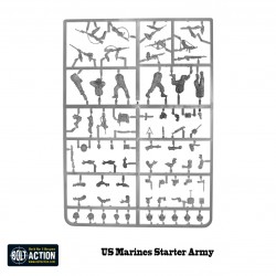 Semper Fidelis - US Marines Starter Army box set 28mm WWII WARLORD GAMES