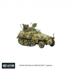 German Sd.Kfz 250 (Alte) Half-Track (Options For 250/1, 250/9 & 250/11 Variants)  WWII 28mm 1/56th (no box) WARLORD GAMES