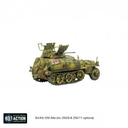 German Sd.Kfz 250 (Alte) Half-Track (Options For 250/1, 250/9 & 250/11 Variants)  WWII 28mm 1/56th (no box) WARLORD GAMES