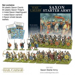 Saxon Starter Army box set 28mm DARK AGES ANCIENTS HAIL CAESAR WARLORD GAMES