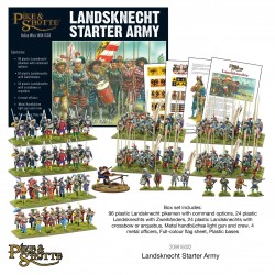 Landsknechts Starter Army box set 28mm PIKE & SHOTTE WARLORD GAMES