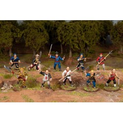 Boxers! Sprue (6) Boxer Rebellion 28mm BRITISH COLONIAL WARS  WARGAMES ATLANTIC