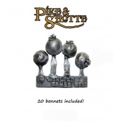 Scots Bonnets helmets! (20) Pike & Shotte WARLORD GAMES