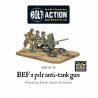 British Expeditionary Force (BEF)  BEF 2 pounder anti-tank gun 28mm WWII WARLORD GAMES