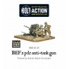 British Expeditionary Force (BEF)  BEF 2 pounder anti-tank gun 28mm WWII WARLORD GAMES