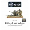 British Expeditionary Force (BEF)  BEF 2 pounder anti-tank gun 28mm WWII WARLORD GAMES