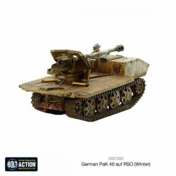 German Pak 40 auf RSO (Winter) 28mm WWII WARLORD GAMES