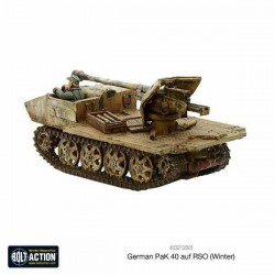 German Pak 40 auf RSO (Winter) 28mm WWII WARLORD GAMES