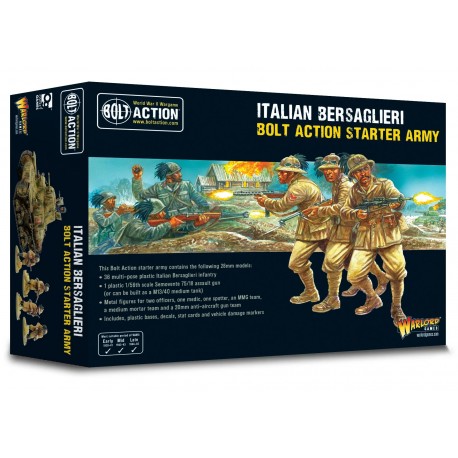 Italian Bersaglieri Starter Army 28mm WWII WARLORD GAMES