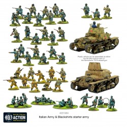 Italian Army & Blackshirts Starter Army 28mm WWII WARLORD GAMES