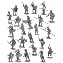 Greek Peltasts - Javelin Men Sprue (8) 28mm Plastic VICTRIX