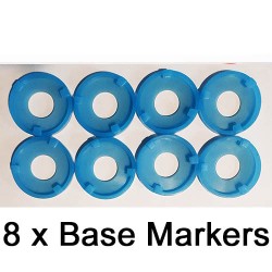 Base Markers - Blue - 25/30mm bases RIVER HORSE