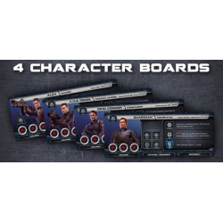 Terminator Genisys Double sided boards - counters - role books - RIVER HORSE