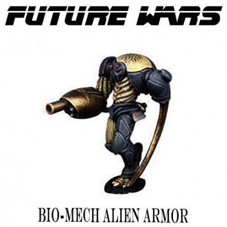 BIO-MECH ALIEN ARMOR - FUTURE WARS - COPPLESTONE CASTINGS