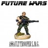 Assault Trooper Light machine Gunner - FUTURE WARS COPPLESTONE CASTINGS