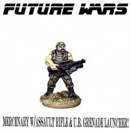 MERCENARY A.R. W/U.B.G.L. - FUTURE WARS COPPLESTONE CASTINGS